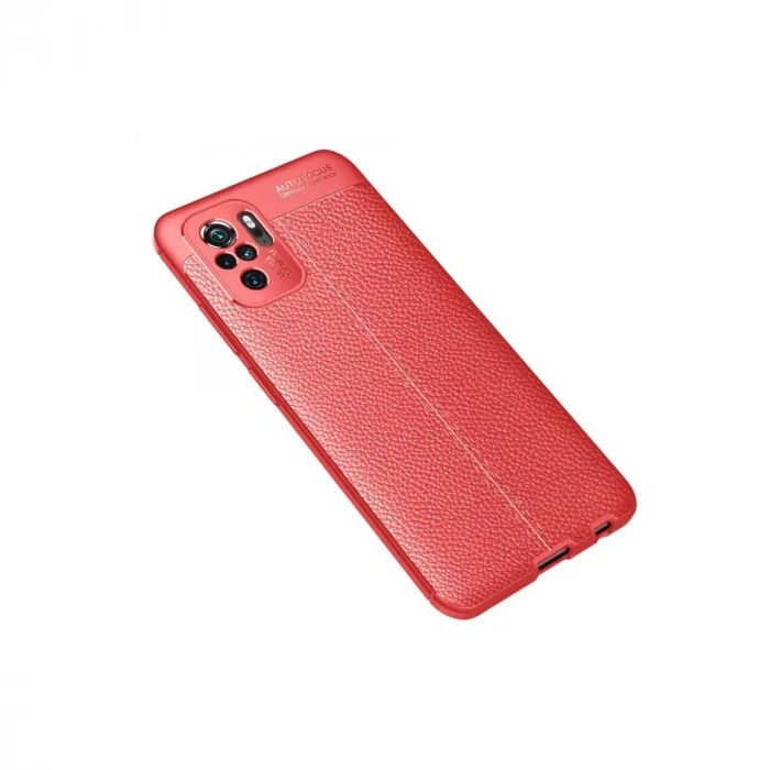 Xiaomi Redmi Note 10 Kılıf Auto Focus Kapak - Kırmızı