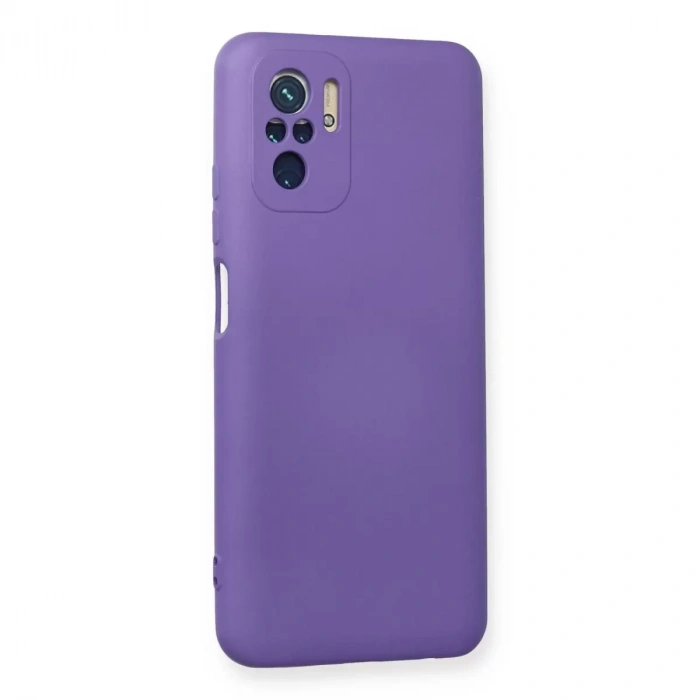 Xiaomi Redmi Note 10 Kılıf Nano İçi Kadife Silikon - Mor