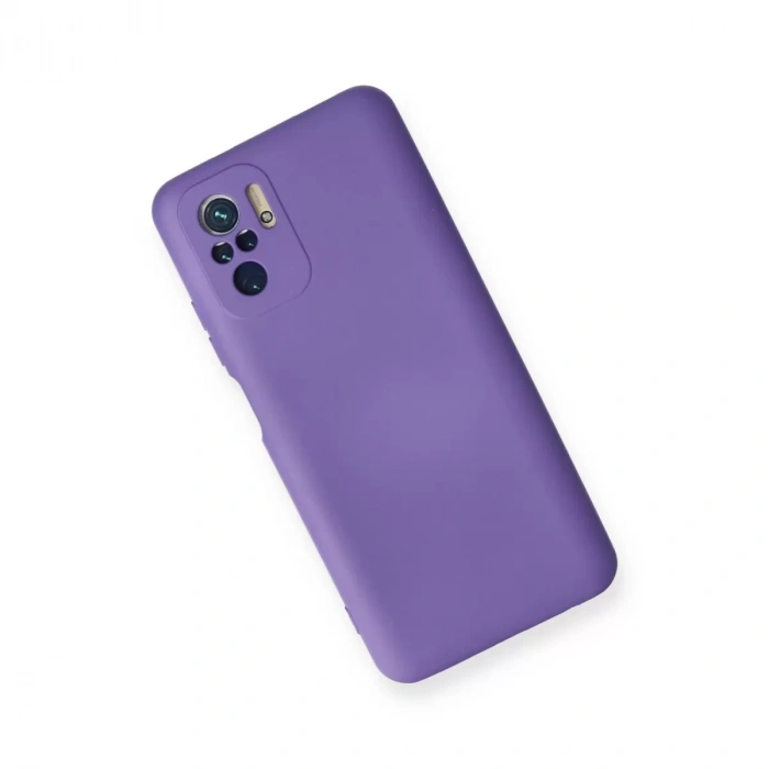 Xiaomi Redmi Note 10 Kılıf Nano İçi Kadife Silikon - Mor