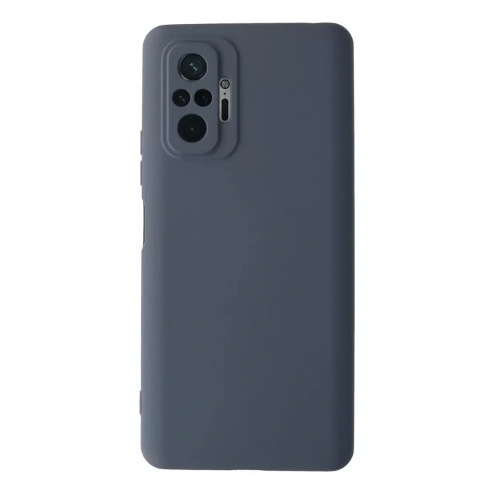 Xiaomi Redmi Note 10 Pro Kılıf Nano İçi Kadife Silikon - Gri