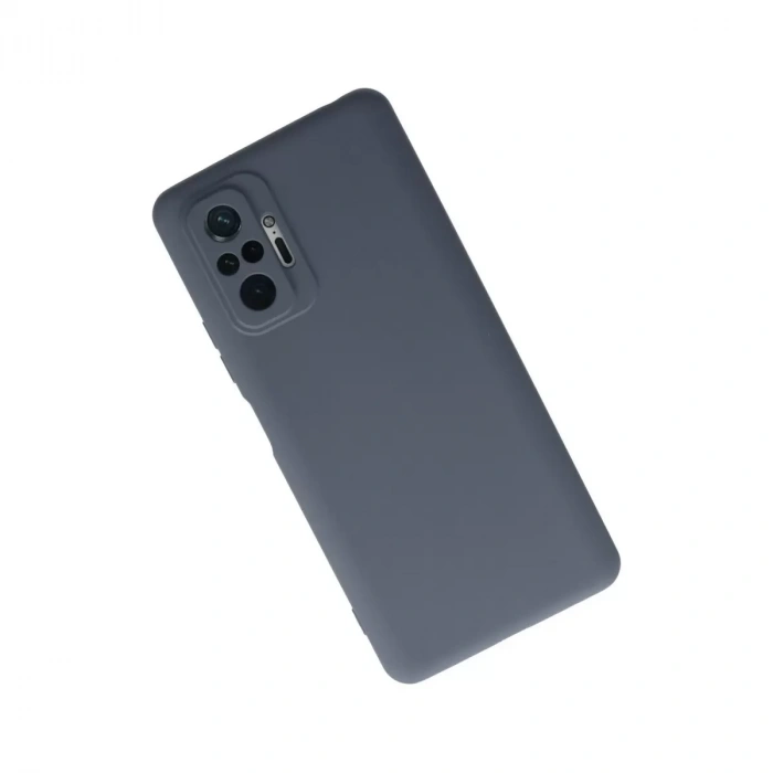 Xiaomi Redmi Note 10 Pro Kılıf Nano İçi Kadife Silikon - Gri