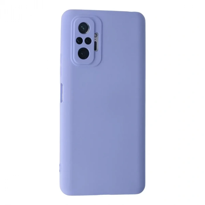 Xiaomi Redmi Note 10 Pro Kılıf Nano İçi Kadife Silikon - Lila