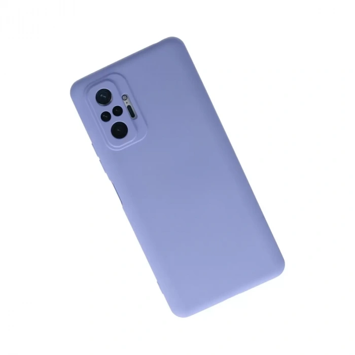 Xiaomi Redmi Note 10 Pro Kılıf Nano İçi Kadife Silikon - Lila