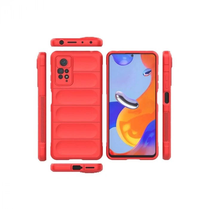 Xiaomi Redmi Note 11 Pro Kılıf Optimum Silikon - Kırmızı
