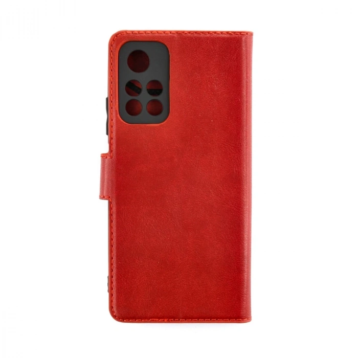 Xiaomi Redmi Note 11t Kılıf Trend S Plus Kapaklı Kılıf - Kırmızı