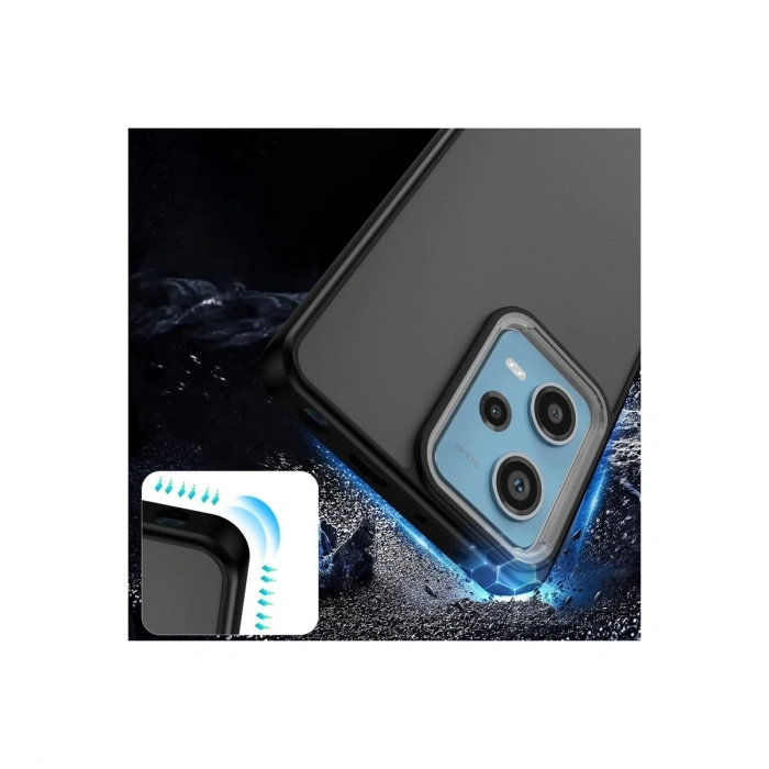 Xiaomi Redmi Note 12 4g Kılıf Elegant Kapak - Siyah