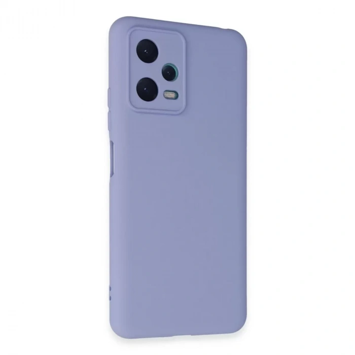 Xiaomi Redmi Note 12 5g Kılıf Nano İçi Kadife Silikon - Lila