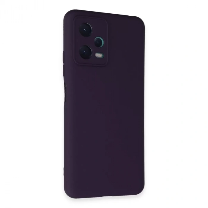 Xiaomi Redmi Note 12 5g Kılıf Nano İçi Kadife Silikon - Mor