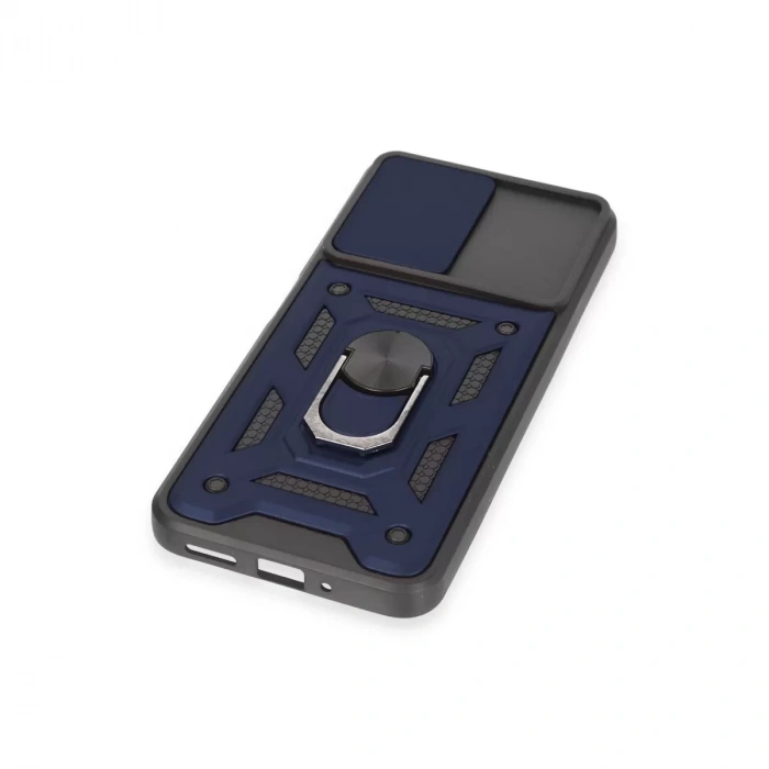 Xiaomi Redmi Note 12 5g Kılıf Pars Lens Yüzüklü Silikon - Lacivert