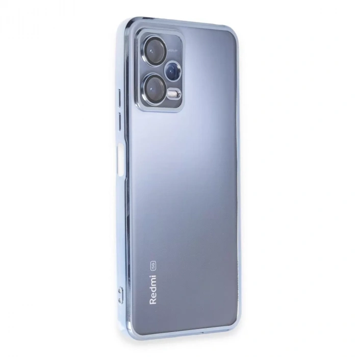 Xiaomi Redmi Note 12 5g Kılıf Razer Lensli Silikon - Açık Mavi