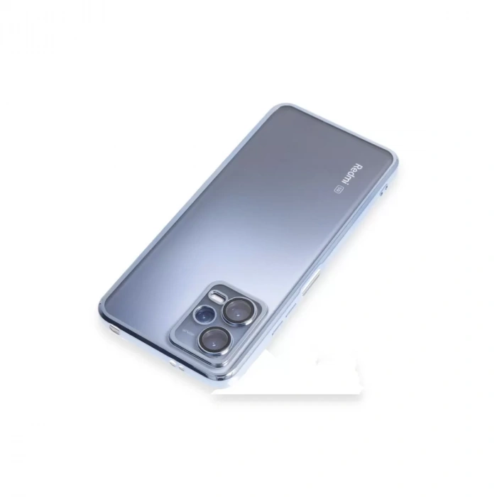 Xiaomi Redmi Note 12 5g Kılıf Razer Lensli Silikon - Açık Mavi