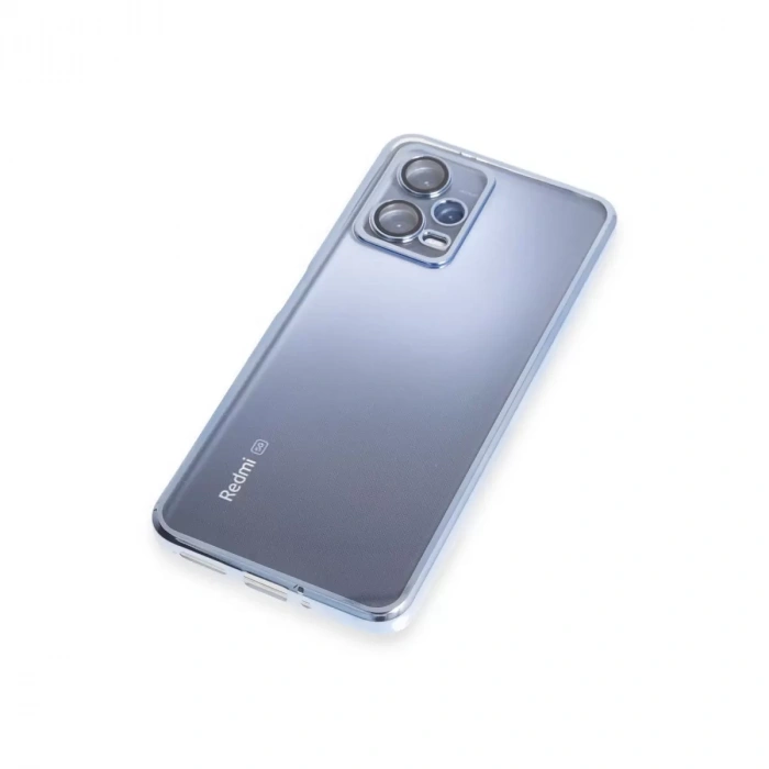 Xiaomi Redmi Note 12 5g Kılıf Razer Lensli Silikon - Açık Mavi