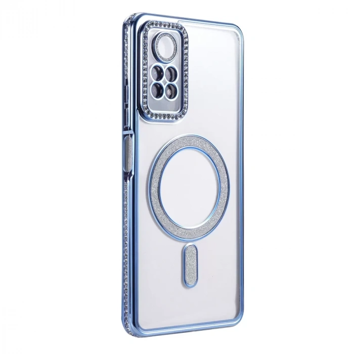 Xiaomi Redmi Note 12 Pro 4g Joke Simli Magneticsafe Kılıf - Mavi