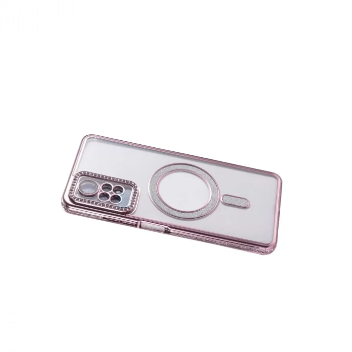 Xiaomi Redmi Note 12 Pro 4g Joke Simli Magneticsafe Kılıf - Pembe
