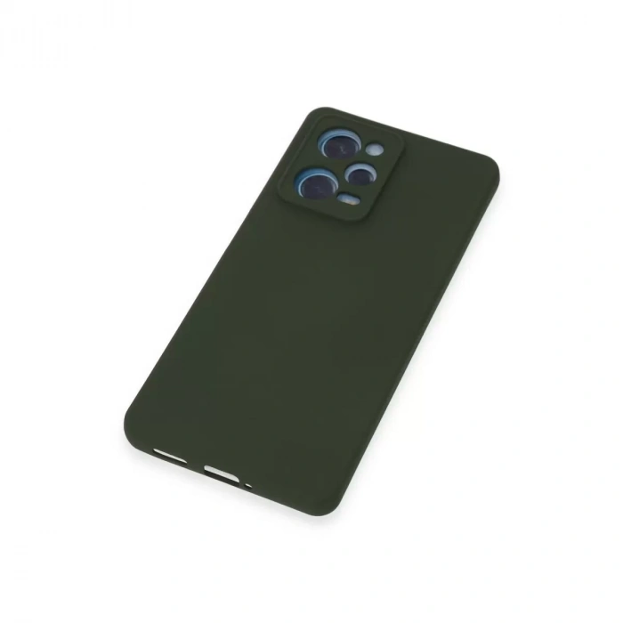 Xiaomi Redmi Note 12 Pro 5g Kılıf Nano İçi Kadife Silikon - Koyu Yeşil