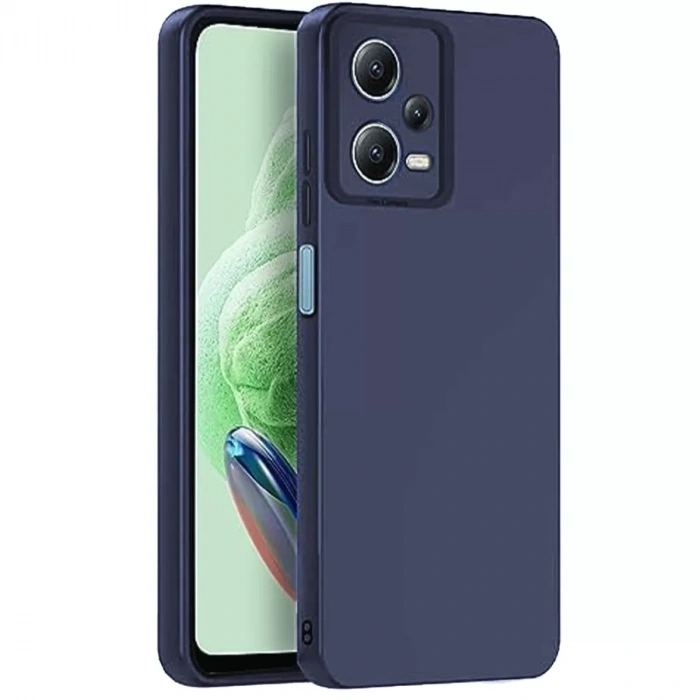 Xiaomi Redmi Note 12 Pro 5g Kılıf Nano İçi Kadife Silikon - Lacivert