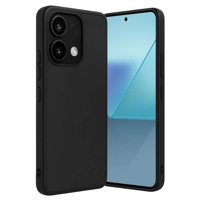 Xiaomi Redmi Note 13 4g Kılıf Aras Deri Kapak - Siyah