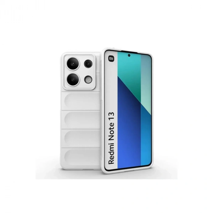 Xiaomi Redmi Note 13 4g Kılıf Optimum Silikon - Krem