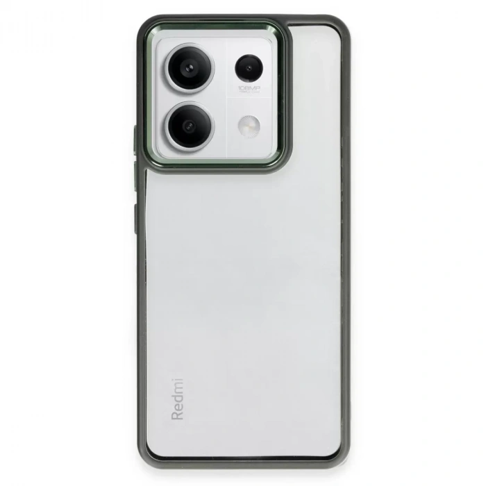 Xiaomi Redmi Note 13 4g Kılıf Power Silikon - Koyu Yeşil