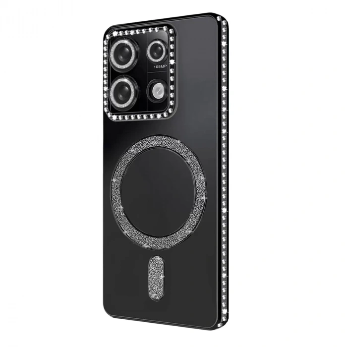 Xiaomi Redmi Note 13 Pro 4g Joke Simli Magneticsafe Kılıf - Siyah