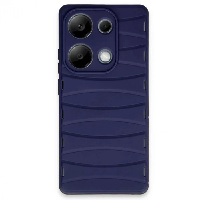 Xiaomi Redmi Note 13 Pro 4g Kılıf Bibercas Silikon Kapak - Lacivert