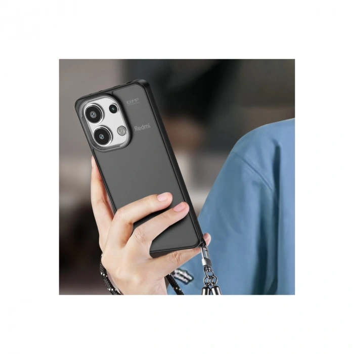 Xiaomi Redmi Note 13 Pro 4g Kılıf Elegant Kapak - Siyah