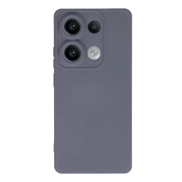 Xiaomi Redmi Note 13 Pro 4g Kılıf Nano İçi Kadife Silikon - Gri
