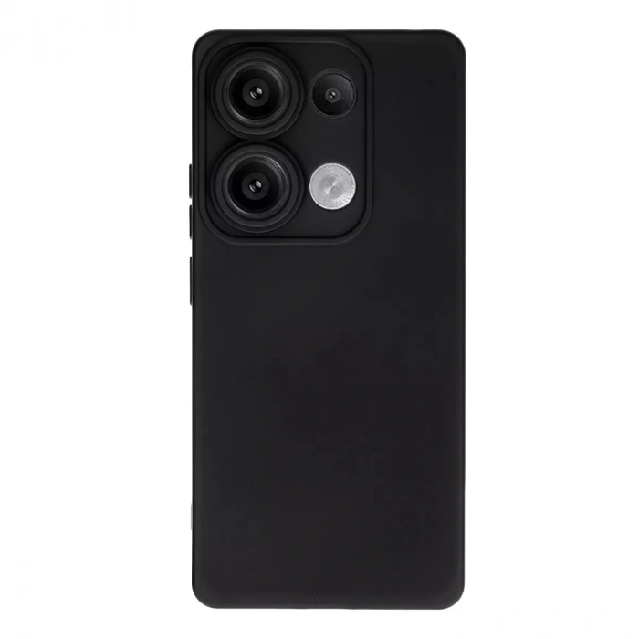 Xiaomi Redmi Note 13 Pro 4g Kılıf Nano İçi Kadife Silikon - Siyah