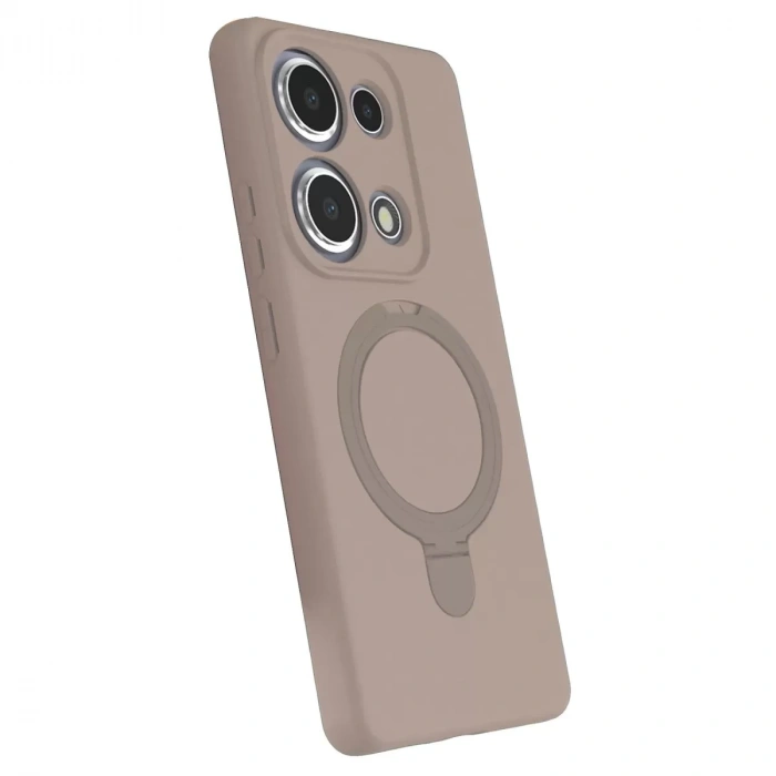 Xiaomi Redmi Note 13 Pro 4g Regal Magsafe Standlı Kapak - Çöl Titanyum