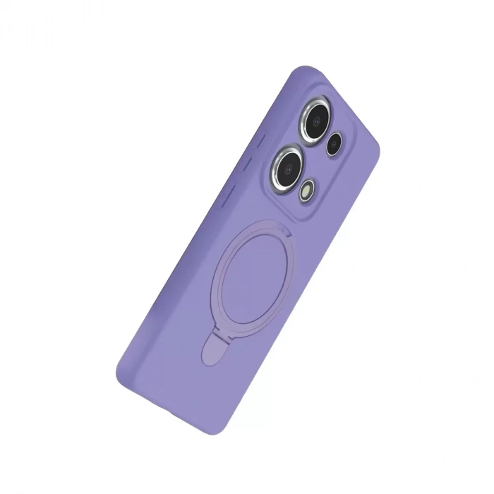 Xiaomi Redmi Note 13 Pro 4g Regal Magsafe Standlı Kapak - Lila