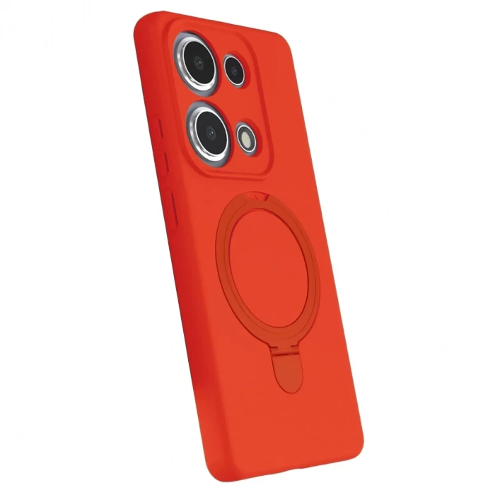 Xiaomi Redmi Note 13 Pro 4g Regal Magsafe Standlı Kapak - Turuncu
