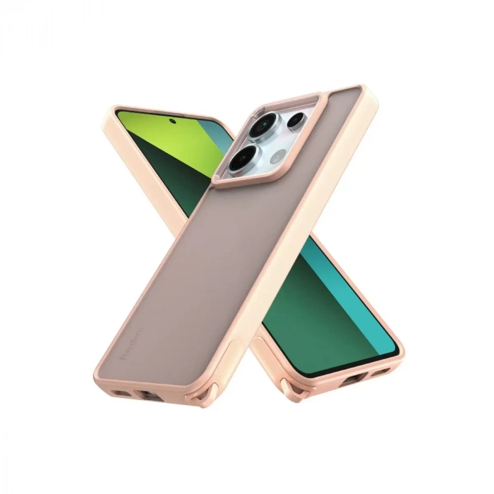 Xiaomi Redmi Note 13 Pro 5g Kılıf Elegant Kapak - Pudra