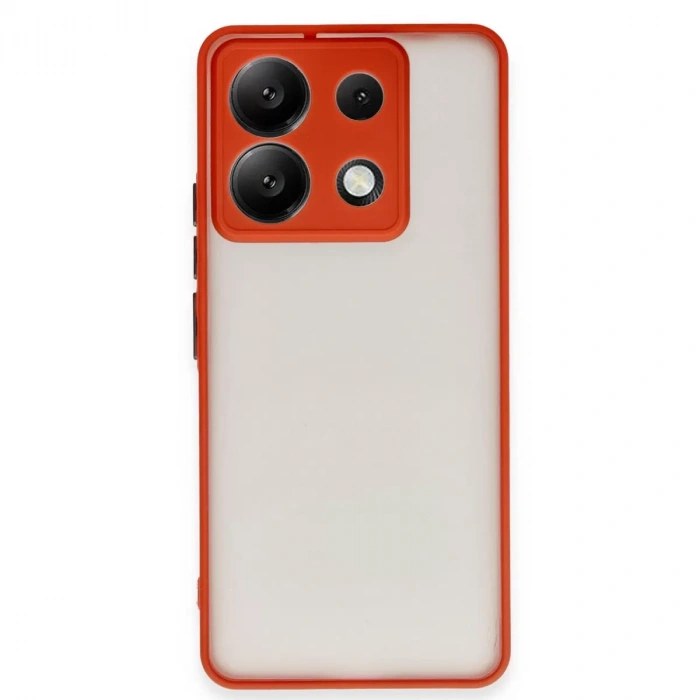 Xiaomi Redmi Note 13 Pro 5g Kılıf Montreal Silikon Kapak - Kırmızı