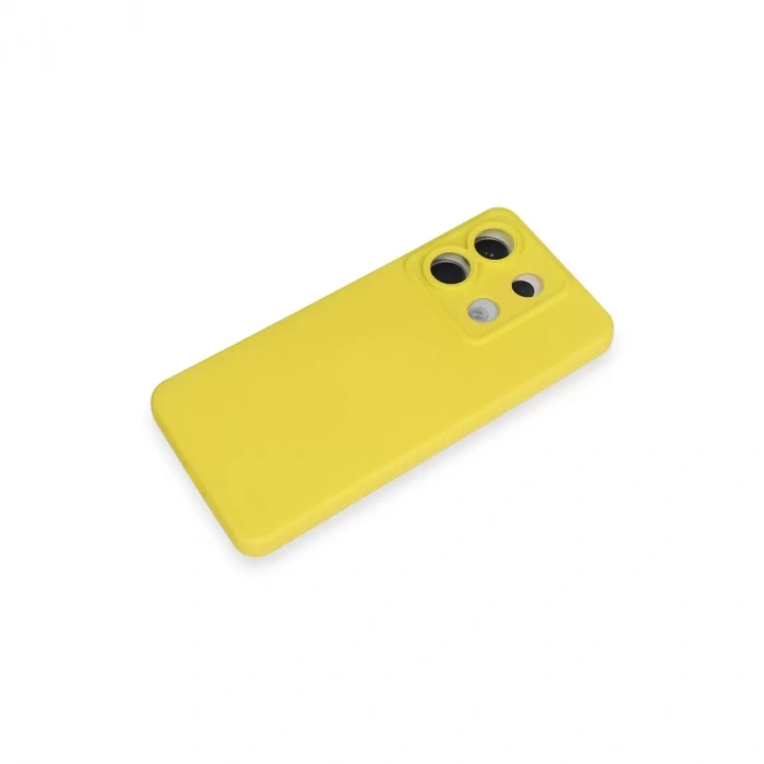 Xiaomi Redmi Note 13 Pro 5g Kılıf Nano İçi Kadife Silikon - Sarı