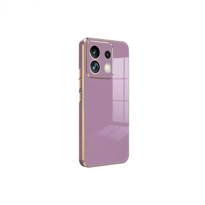 Xiaomi Redmi Note 13 Pro 5g Kılıf Volet Silikon - Mor