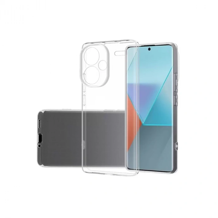 Xiaomi Redmi Note 13 Pro Plus Kılıf Lüx Şeffaf Silikon