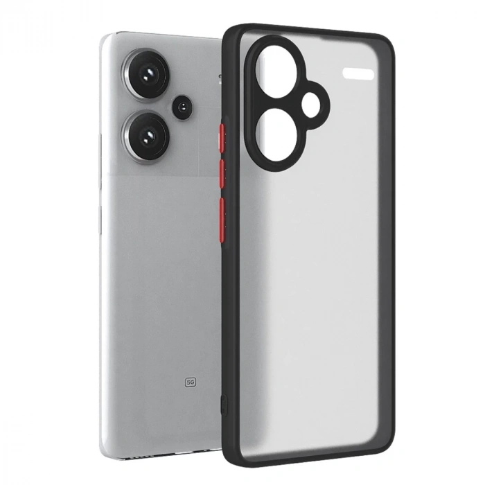 Xiaomi Redmi Note 13 Pro Plus Kılıf Montreal Silikon Kapak - Siyah