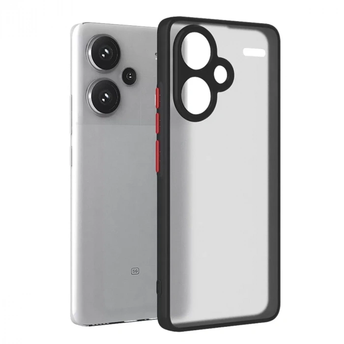 Xiaomi Redmi Note 13 Pro Plus Kılıf Montreal Silikon Kapak - Siyah