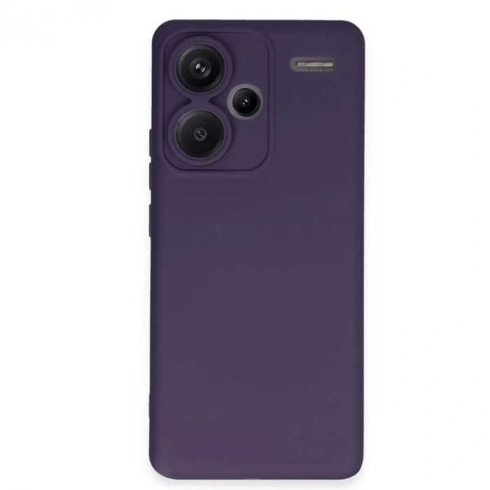 Xiaomi Redmi Note 13 Pro Plus Kılıf Nano İçi Kadife Silikon - Mor
