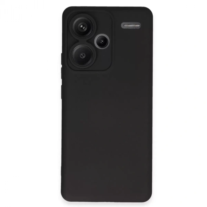 Xiaomi Redmi Note 13 Pro Plus Kılıf Nano İçi Kadife Silikon - Siyah