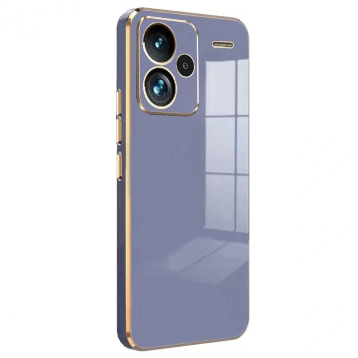 Xiaomi Redmi Note 13 Pro Plus Kılıf Volet Silikon - Mavi