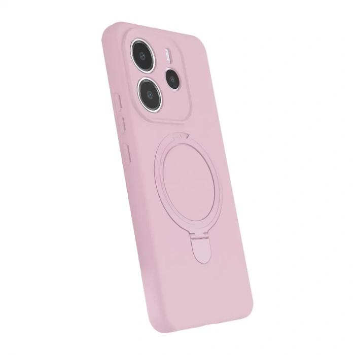 Xiaomi Redmi Note 14 4g Regal Magsafe Standlı Kapak - Açık Pembe