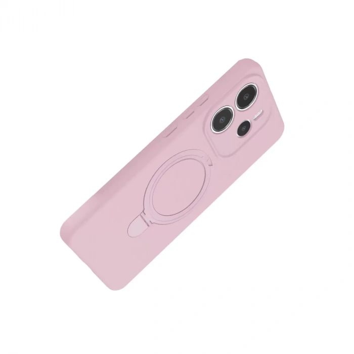 Xiaomi Redmi Note 14 4g Regal Magsafe Standlı Kapak - Açık Pembe