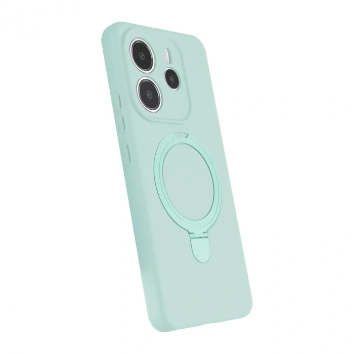 Xiaomi Redmi Note 14 4g Regal Magsafe Standlı Kapak - Su Yeşili