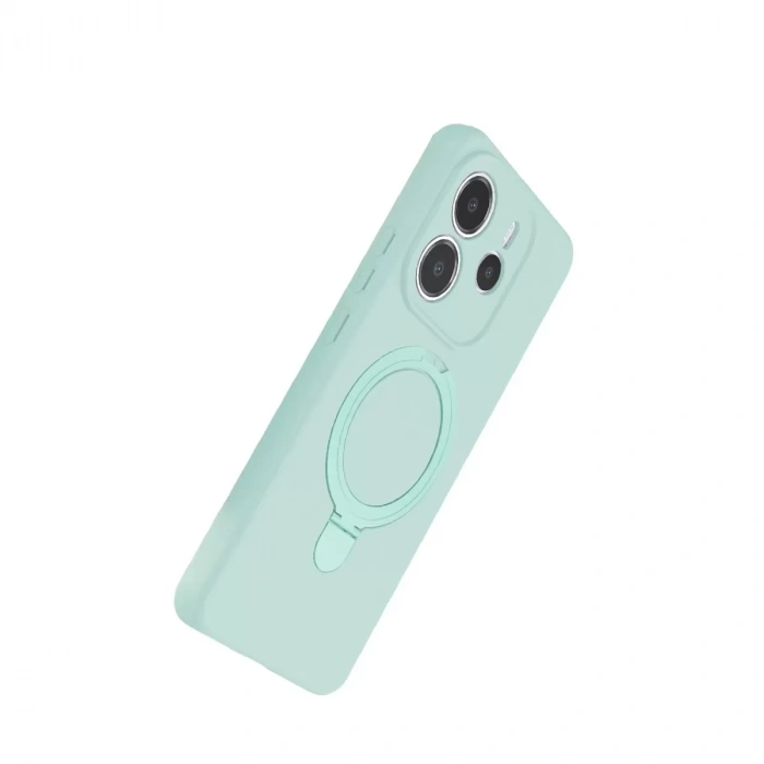 Xiaomi Redmi Note 14 4g Regal Magsafe Standlı Kapak - Su Yeşili