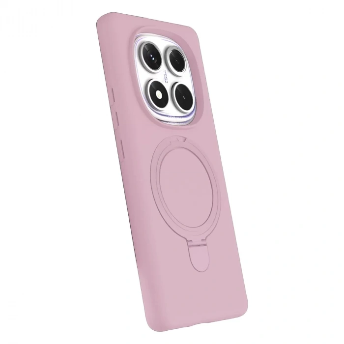 Xiaomi Redmi Note 14 Pro 4g Regal Magsafe Standlı Kapak - Açık Pembe