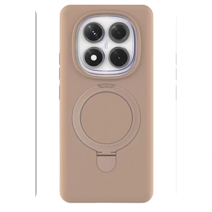 Xiaomi Redmi Note 14 Pro 4g Regal Magsafe Standlı Kapak - Çöl Titanyum