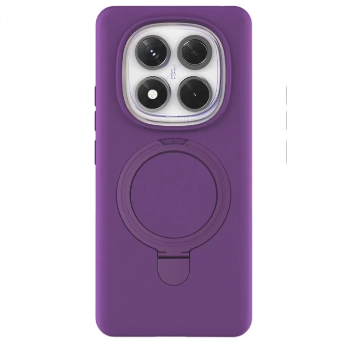 Xiaomi Redmi Note 14 Pro 4g Regal Magsafe Standlı Kapak - Derin Mor
