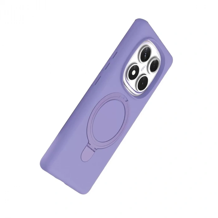 Xiaomi Redmi Note 14 Pro 4g Regal Magsafe Standlı Kapak - Lila