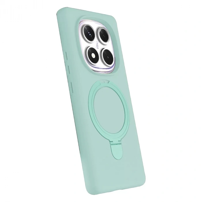 Xiaomi Redmi Note 14 Pro 4g Regal Magsafe Standlı Kapak - Su Yeşili